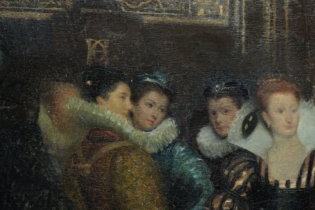 Henri de Guise all'Henri III al Louvre nel 1588 - dettaglio